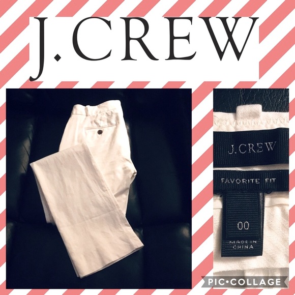 J.CREW Very White Jeans Straight Leg NWOT